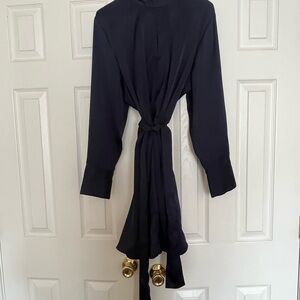 Banana Republic Navy Long Sleeve Dress